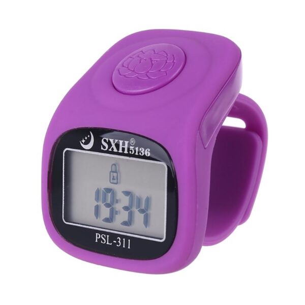 Lock Screen Digital Ring Tasbeeh – Multi Functional Tasbeeh with 8 Channels | Portable Islamic Zikr Tasbeeh Clicker