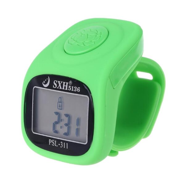 Lock Screen Digital Ring Tasbeeh – Multi Functional Tasbeeh with 8 Channels | Portable Islamic Zikr Tasbeeh Clicker