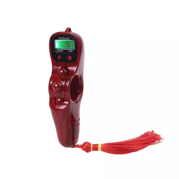 Digital Rosary Counter With Beads & LED Light -Tasbeeh Counter – Electronic Finger Tally for Zikr & Dua (5 Colors)