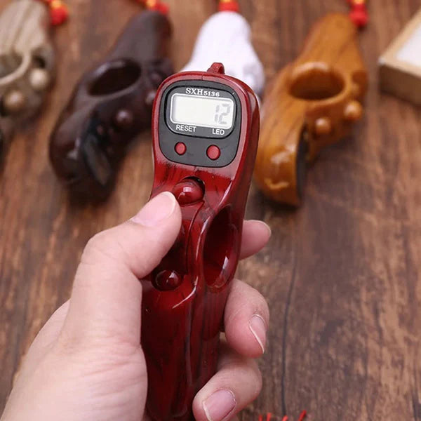 Digital Rosary Counter With Beads & LED Light -Tasbeeh Counter – Electronic Finger Tally for Zikr & Dua (5 Colors)